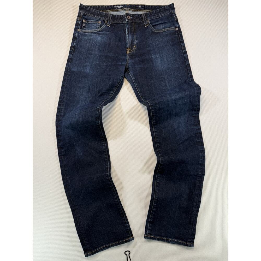 AG Adriano Goldschmied Matchbox 32x32 Slim Straight Dark Wash Stretch